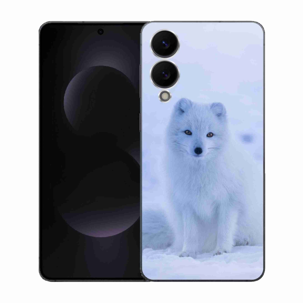 Zselés borítás mmCase Samsung Galaxy S25 Edge készülékhez - polár róka
