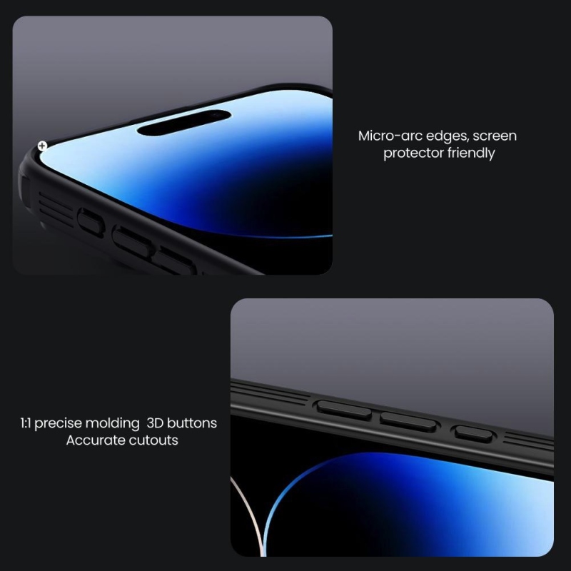 Nillkin CamShield PRO mágneses hátlap Apple iPhone 16 készülékhez Kék