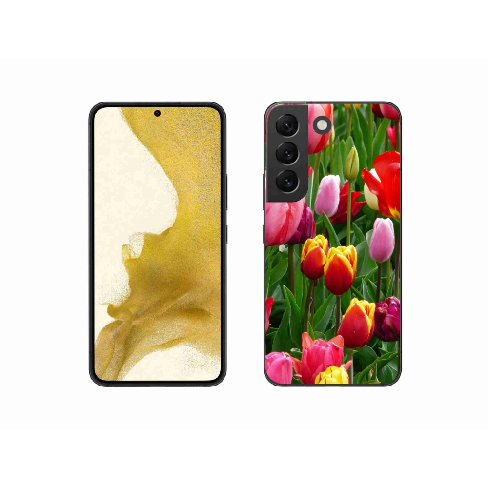 Zselés borítás mmCase Samsung Galaxy S22 5G - tulipánok