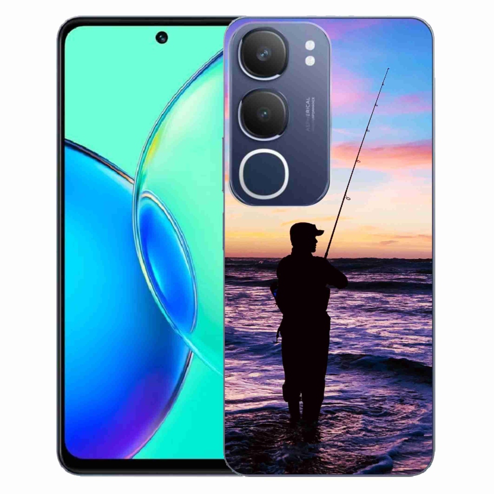 Zselés borítás mmCase a Vivo Y19s számára - halászat 1