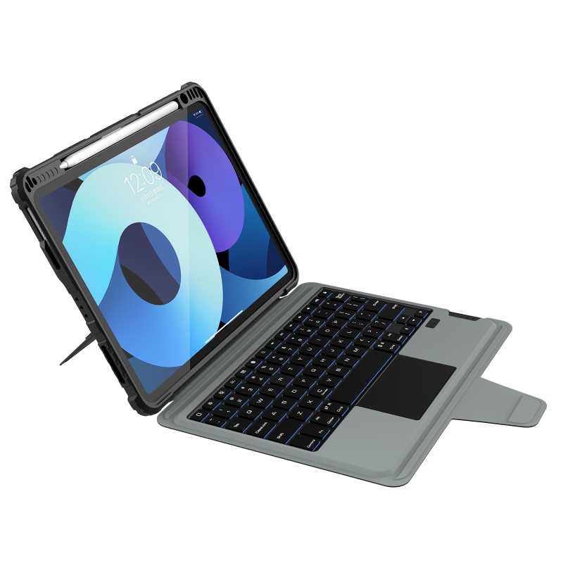 Nillkin Bumper Combo billentyűzet tok (háttérvilágításos verzió) iPad Air 10.9 2020/Air 4/Air 5/Pro 11 2020/2021/2022 Fekete