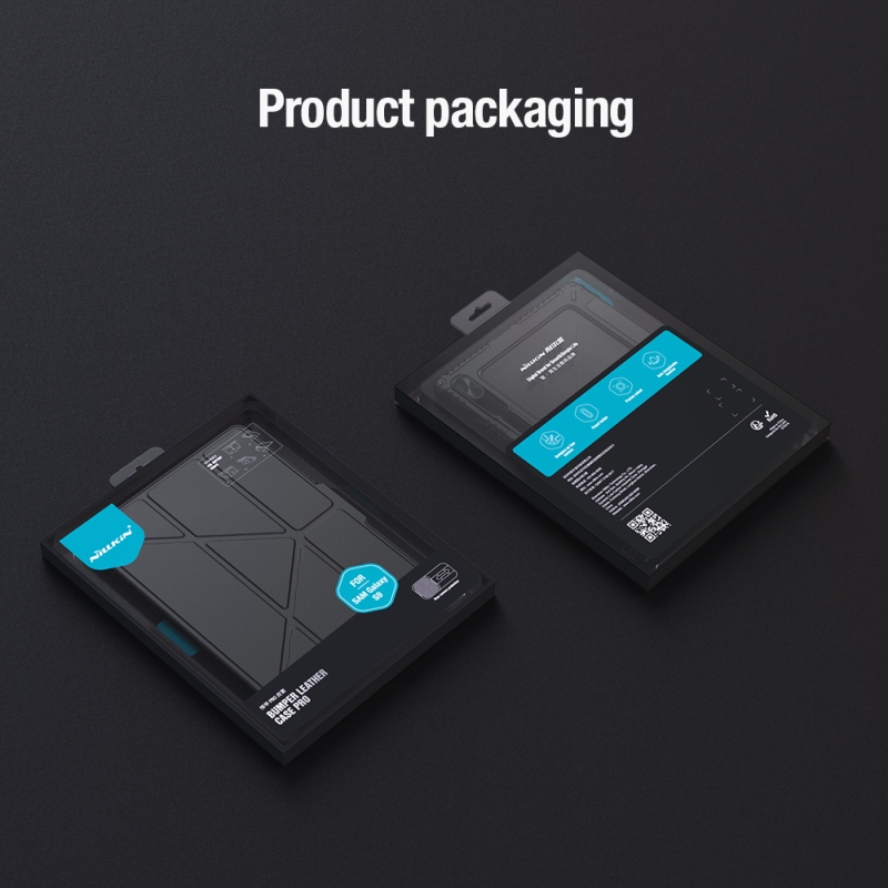 Nillkin Bumper PRO Védő állvány tok többszögű Samsung Galaxy Tab S9 Fekete