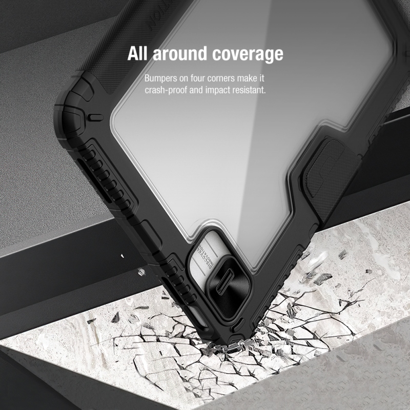 Nillkin Bumper PRO védőállvány tok iPad 10.9 2022 Fekete
