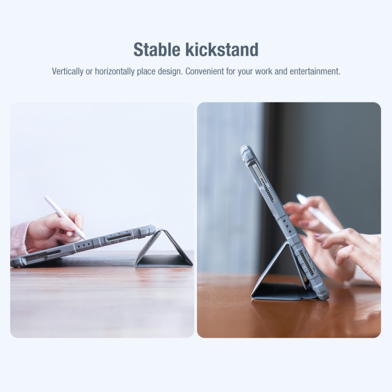 Nillkin Bumper PRO védőállvány tok iPad Pro 12.9 2020/2021/2022 iPad Pro 12.9 2020/2021/2022 Fekete