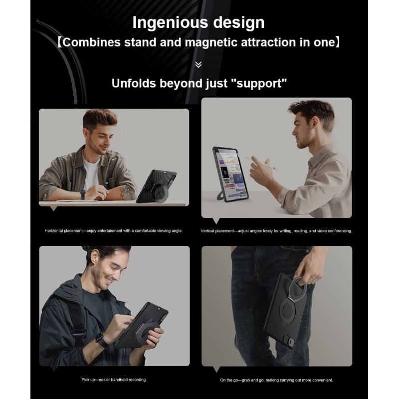 Nillkin CamShield Pad hátlap iPad Pro 13 2024 fekete