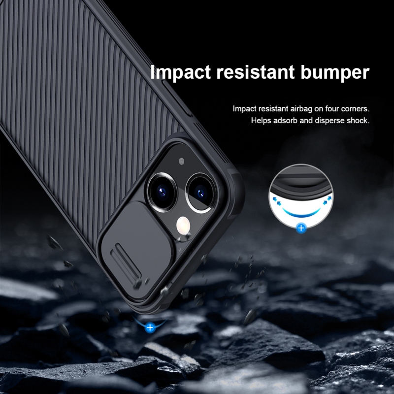 Nillkin CamShield PRO mágneses hátlap Apple iPhone 13 mini készülékhez Fekete