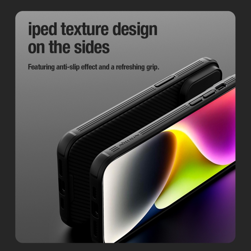 Nillkin CamShield PRO mágneses hátlap Apple iPhone 15 Fekete