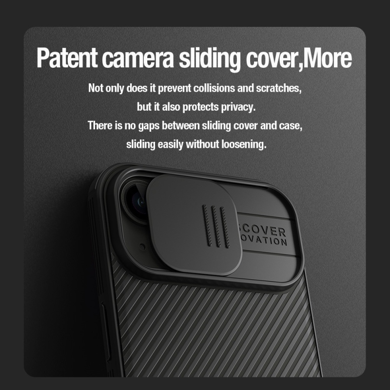 Nillkin CamShield PRO mágneses hátlap Apple iPhone 15 Fekete