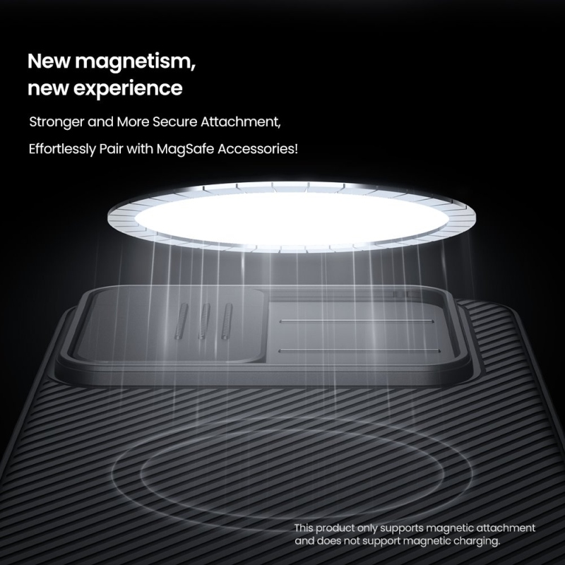 Nillkin CamShield PRO mágneses hátlap Samsung Galaxy A17 5G-hez, fekete