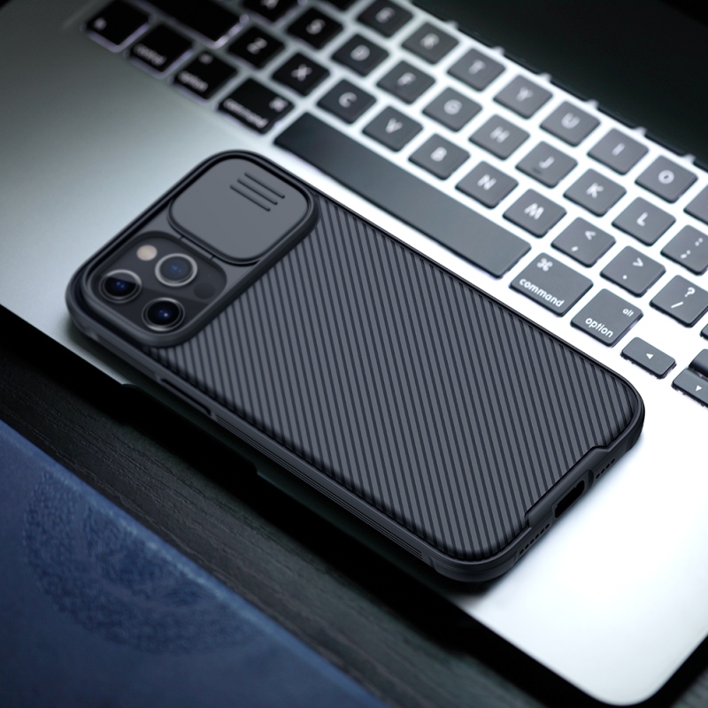 Nillkin CamShield PRO hátlap az Apple iPhone 12 Pro Max 6.7 iPhone 12 Pro Max 6.7 készülékhez Fekete