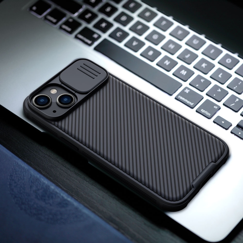 Nillkin CamShield PRO hátlap Apple iPhone 13/14 készülékhez Fekete