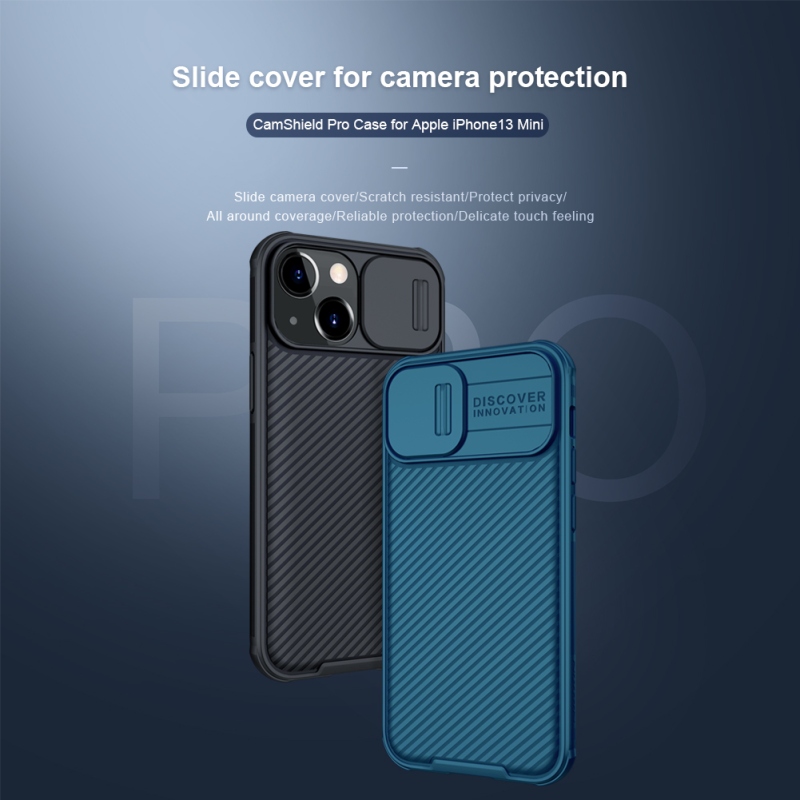 Nillkin CamShield PRO hátlap az Apple iPhone 13 mini készülékhez Fekete