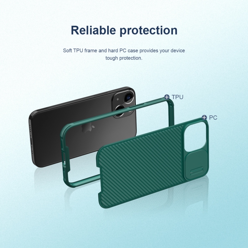 Nillkin CamShield PRO hátlap az Apple iPhone 13 mini készülékhez Fekete