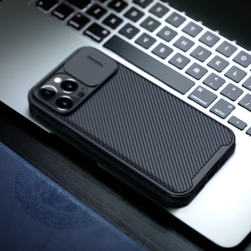 Nillkin CamShield PRO hátlap az Apple iPhone 13 Pro készülékhez Fekete