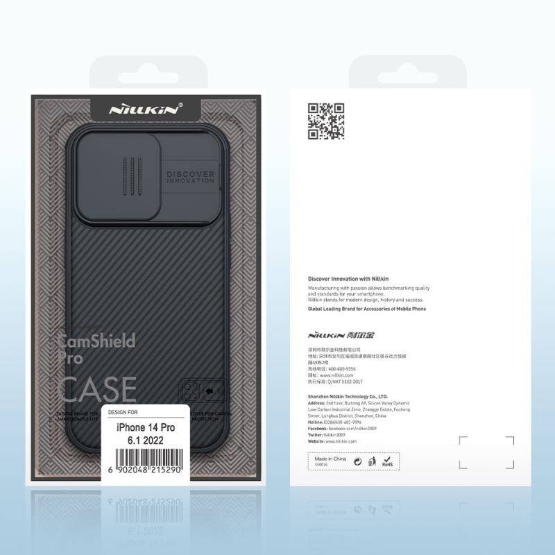 Nillkin CamShield PRO hátlap az Apple iPhone 14 PRO készülékhez Fekete