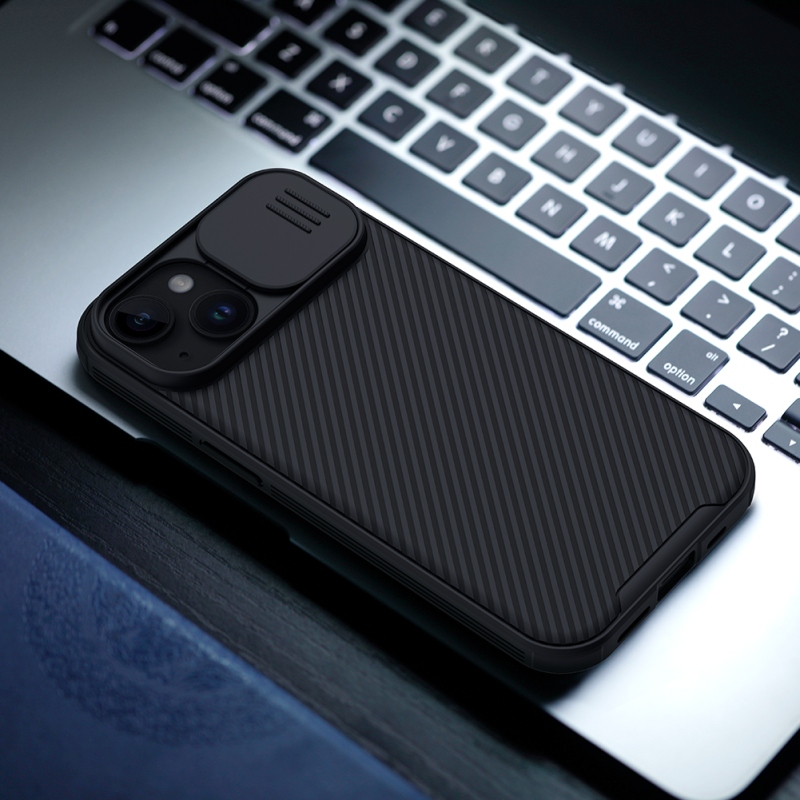 Nillkin CamShield PRO hátlap az Apple iPhone 15 készülékhez Fekete
