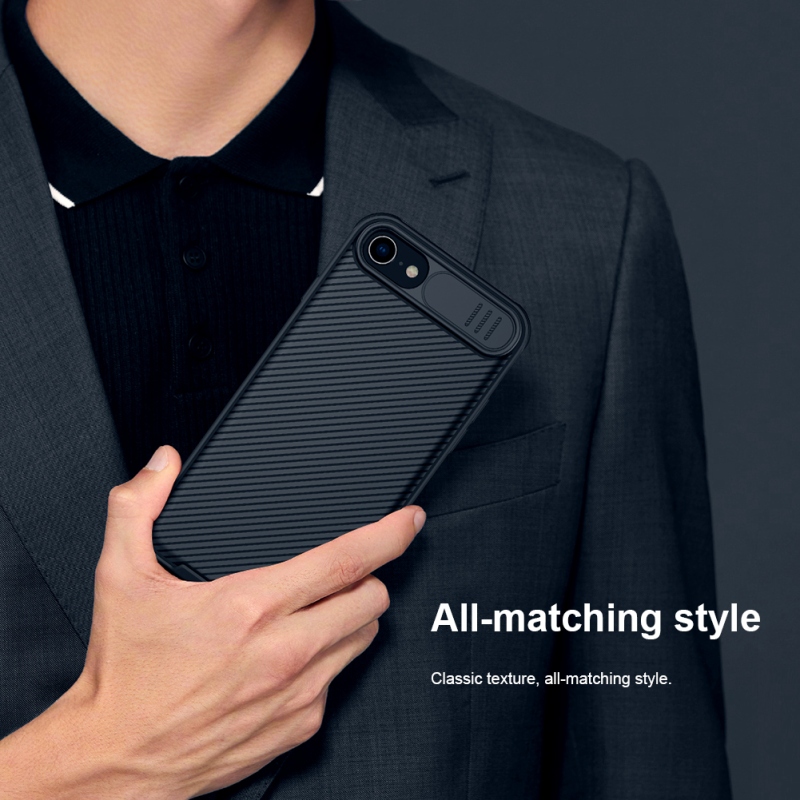 Nillkin CamShield PRO hátlap Apple iPhone 7/8/SE2020/SE2022 készülékhez Fekete