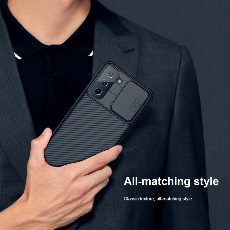 Nillkin CamShield PRO hátlap a Samsung Galaxy S21 készülékhez Fekete