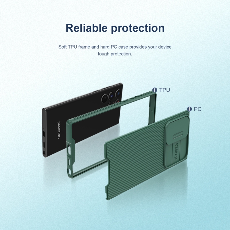 Nillkin CamShield PRO hátlap Samsung Galaxy S22 Ultra Fekete hátlap Samsung Galaxy S22 Ultra Fekete