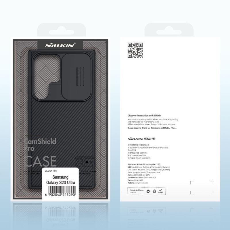 Nillkin CamShield PRO hátlap Samsung Galaxy S23 Ultra Fekete hátlap Samsung Galaxy S23 Ultra Fekete