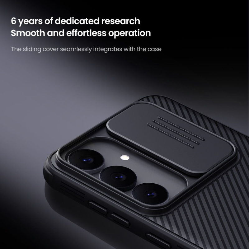 Nillkin CamShield PRO hátlap Samsung Galaxy S25 FE fekete