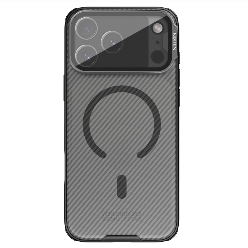 Nillkin CamShield Prop mágneses hátsó borító Apple iPhone 17 Pro Max átlátszó fekete