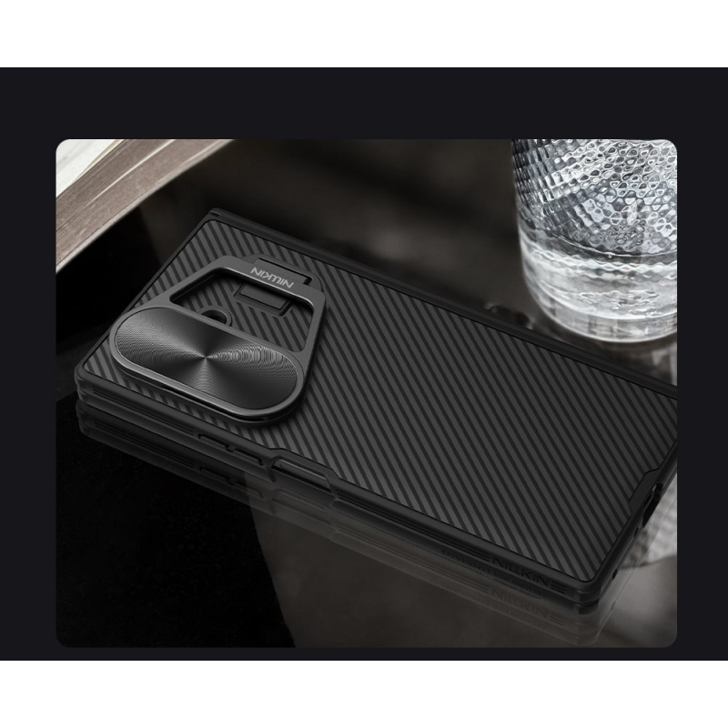 Nillkin CamShield támasz hátsó borító Samsung Galaxy Z Fold 7 Fekete