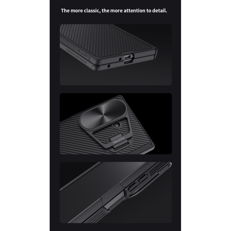 Nillkin CamShield támasz hátsó borító Samsung Galaxy Z Fold 7 Fekete