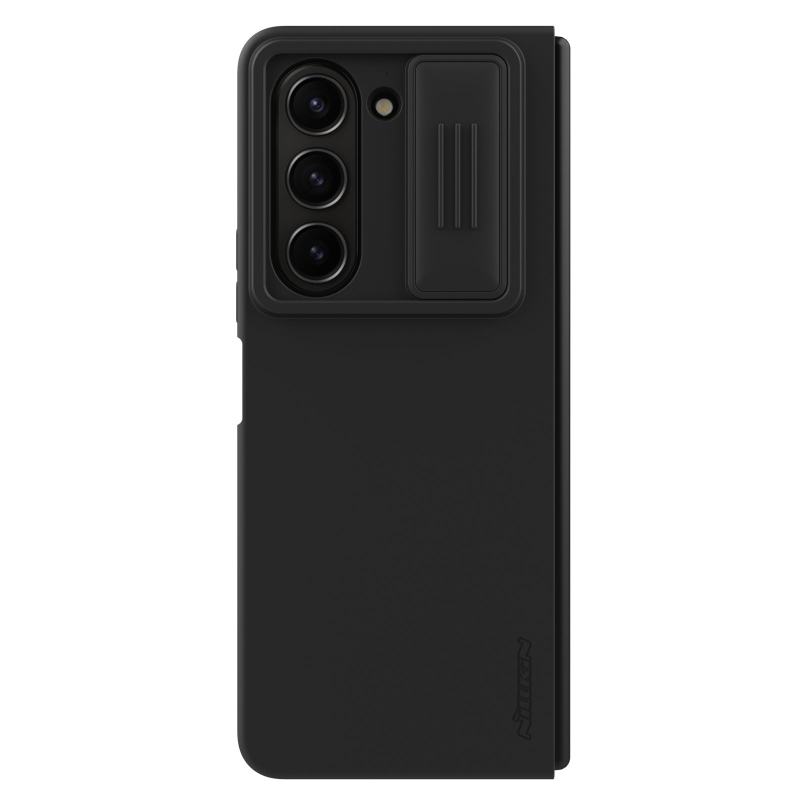 Nillkin CamShield Silky szilikon borítás Samsung Galaxy Z Fold 5 fekete színűhöz