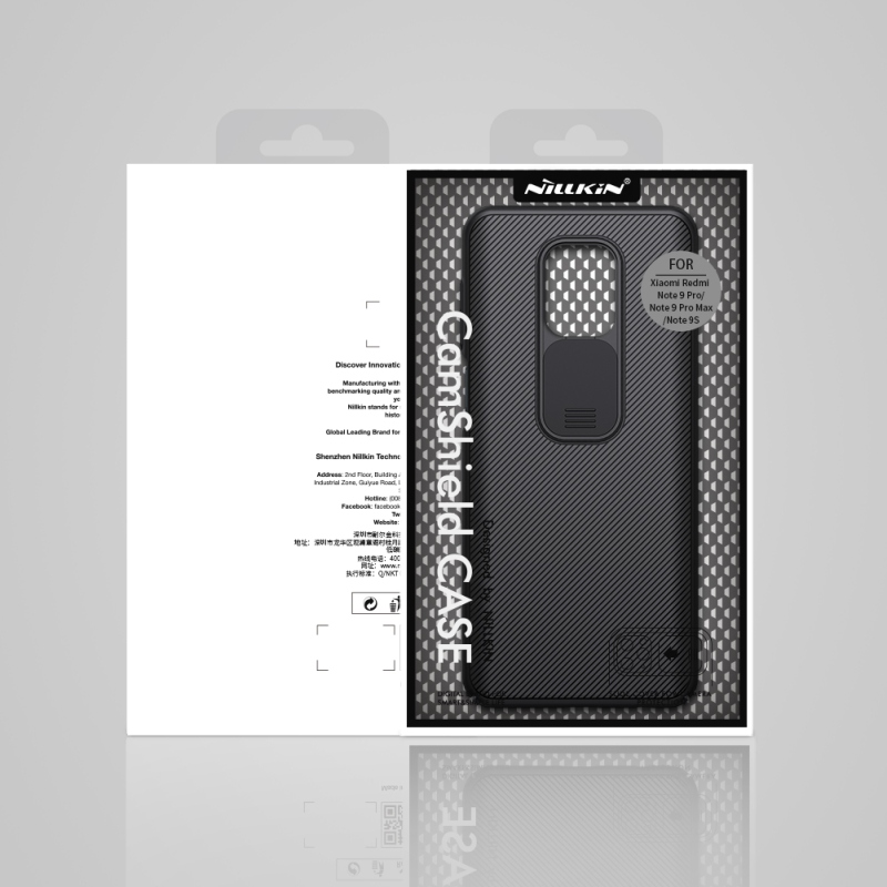 Nillkin CamShield hátlap Xiaomi Redmi Note 9 Pro/9S/9 Pro Max fekete