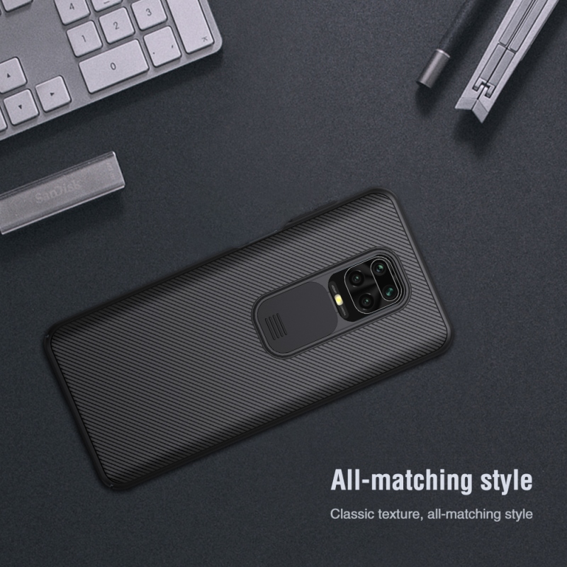 Nillkin CamShield hátlap Xiaomi Redmi Note 9 Pro/9S/9 Pro Max fekete