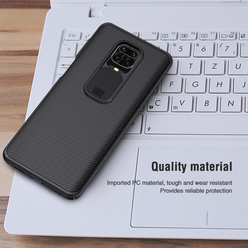 Nillkin CamShield hátlap Xiaomi Redmi Note 9 Pro/9S/9 Pro Max fekete