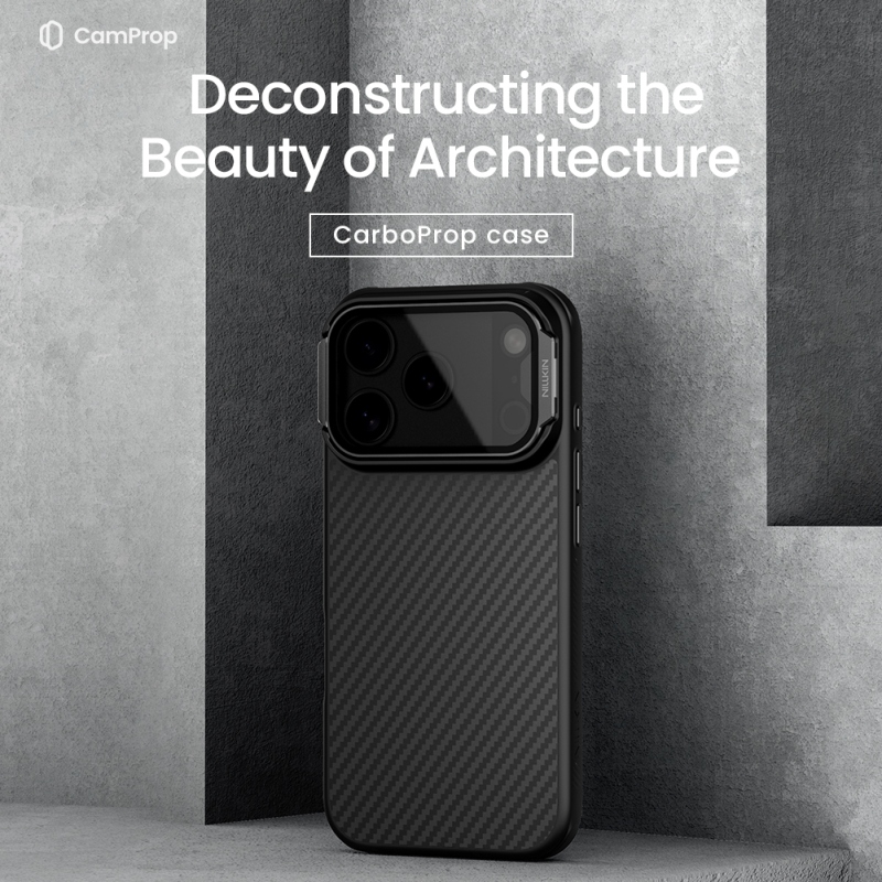 Nillkin CarboProp Aramid mágneses hátlap Apple iPhone 17 Pro fekete színű készülékhez