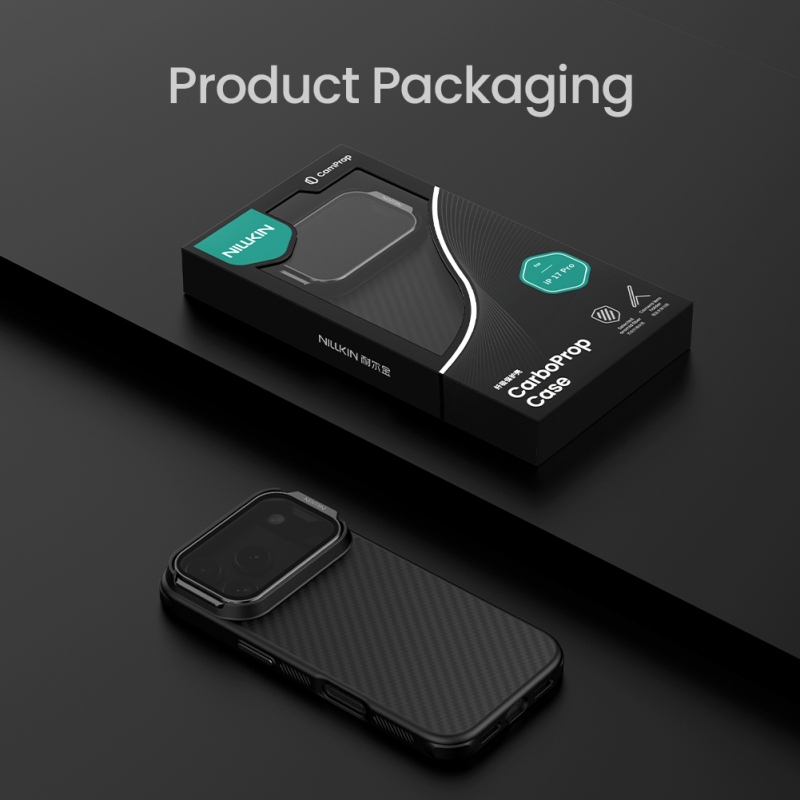 Nillkin CarboProp Aramid mágneses hátlap Apple iPhone 17 Pro fekete színű készülékhez