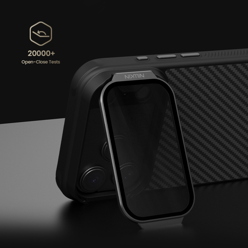 Nillkin CarboProp Aramid mágneses hátlap Apple iPhone 17 Pro Max készülékhez Fekete