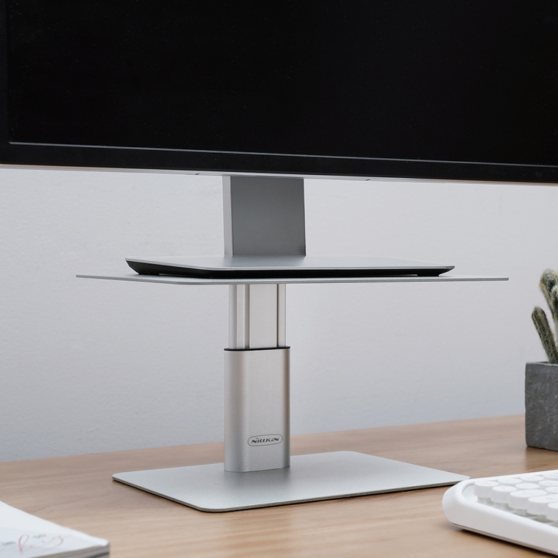 Nillkin HighDesk állítható monitorállvány ezüst színben
