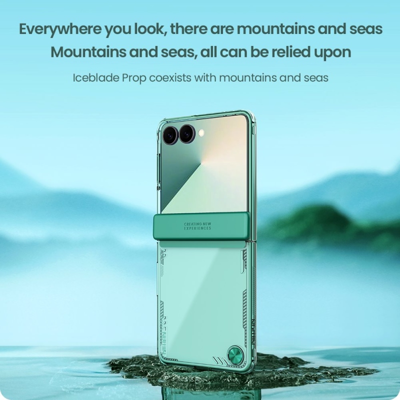 Nillkin Iceblade borító Samsung Galaxy Z Flip 7 zöld