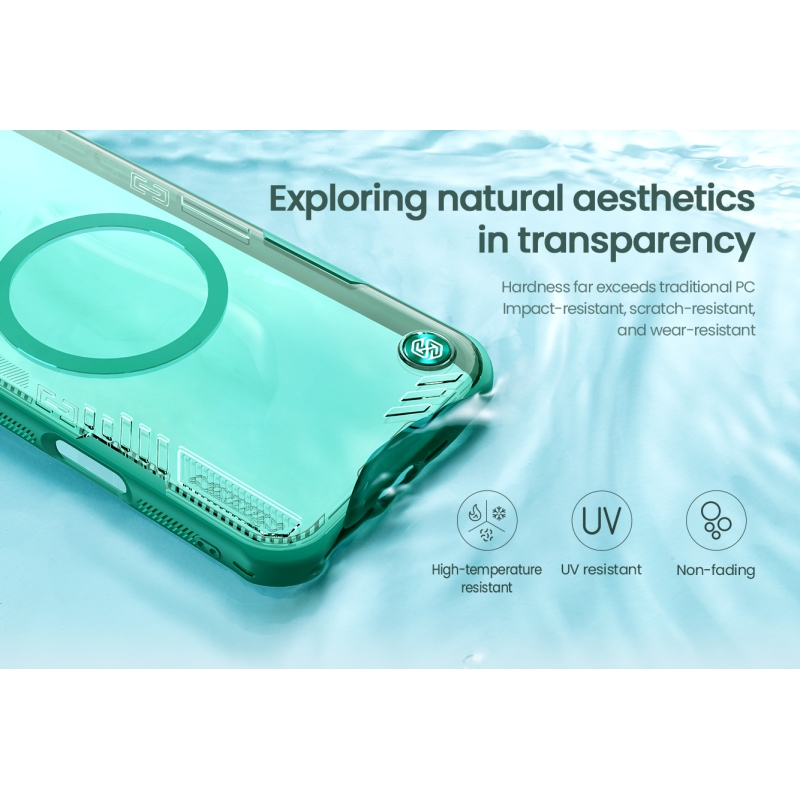 Nillkin Iceblade Prop mágneses borító Apple iPhone 16-hoz Fekete