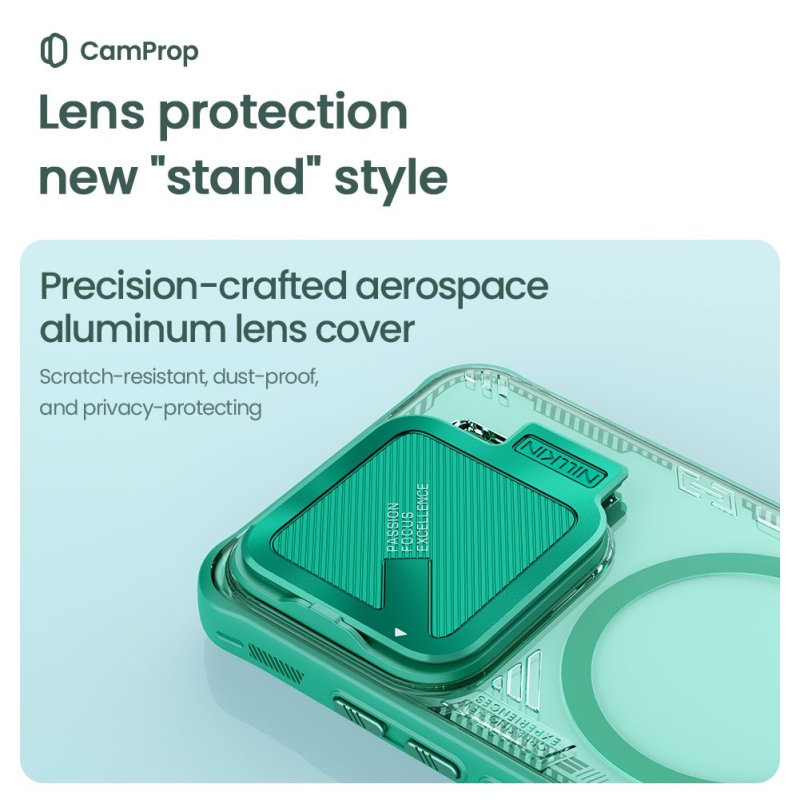 Nillkin Iceblade Prop mágneses borító Xiaomi 15 Sötét éjszaka fekete