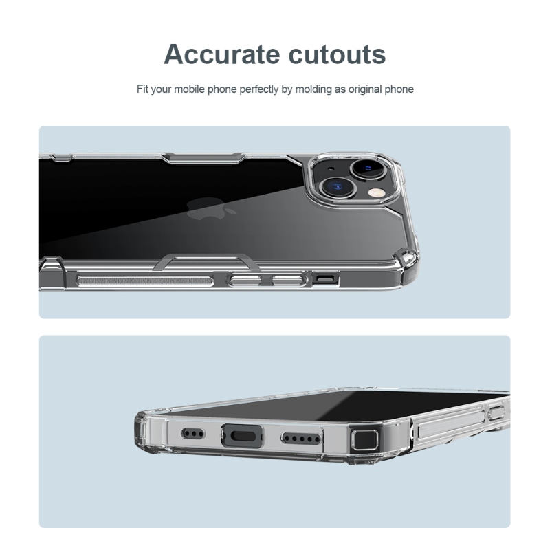 Nillkin Nature TPU PRO borító Apple iPhone 13/14 készülékhez - átlátszó