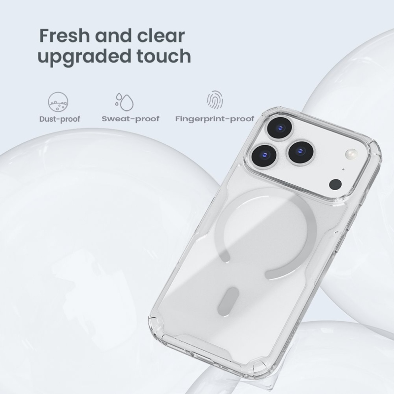 Nillkin Nature TPU PRO mágneses borító Apple iPhone 17 Pro átlátszóhoz