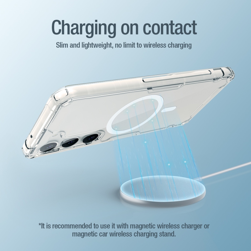 Nillkin Nature TPU PRO mágneses borítás Samsung Galaxy S23+ - átlátszó