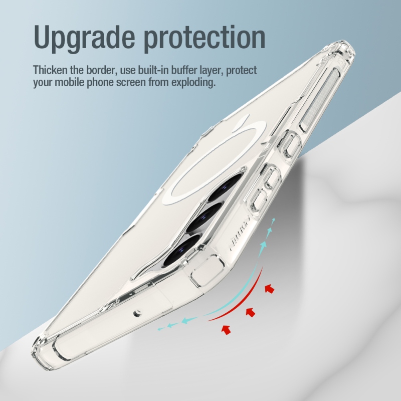 Nillkin Nature TPU PRO mágneses borítás Samsung Galaxy S23+ - átlátszó