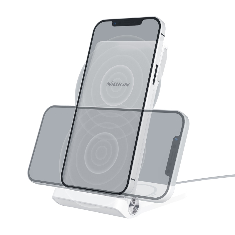 Nillkin PowerTrio 3in1 vezeték nélküli töltő az Apple Watch-hoz Fehér (MFI)