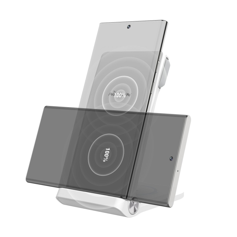 Nillkin PowerTrio 3in1 vezeték nélküli töltő a Samsung Watch-hoz Fehér