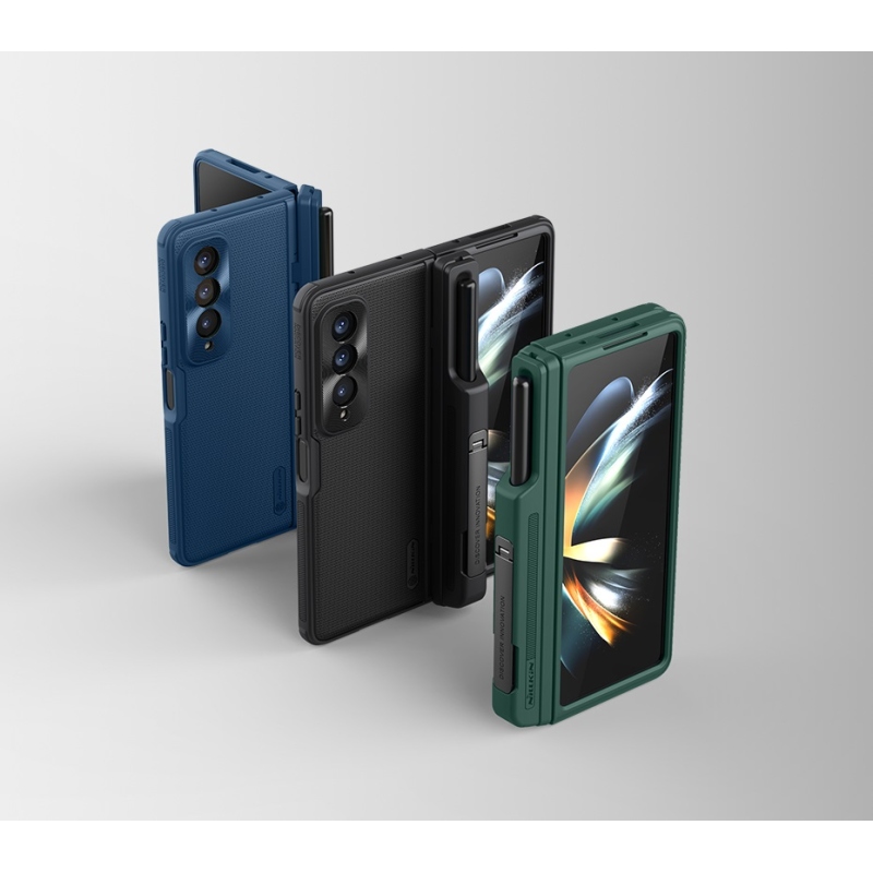 Nillkin Super Frosted FOLD Slot+Stand Back Cover for Samsung Galaxy Z Fold 4 Fekete fekete