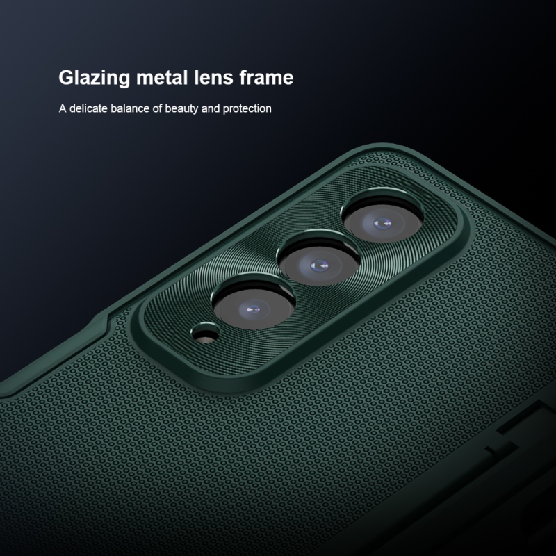 Nillkin Super Frosted FOLD Slot+Stand Back Cover for Samsung Galaxy Z Fold 4 Fekete fekete