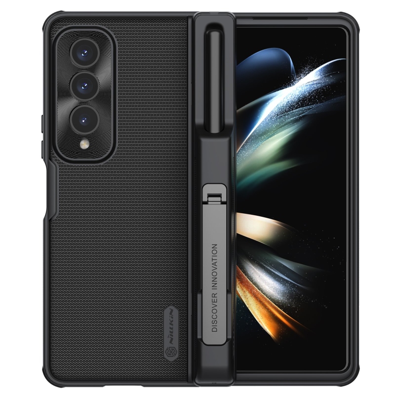 Nillkin Super Frosted FOLD Slot+Stand Back Cover for Samsung Galaxy Z Fold 4 Fekete fekete