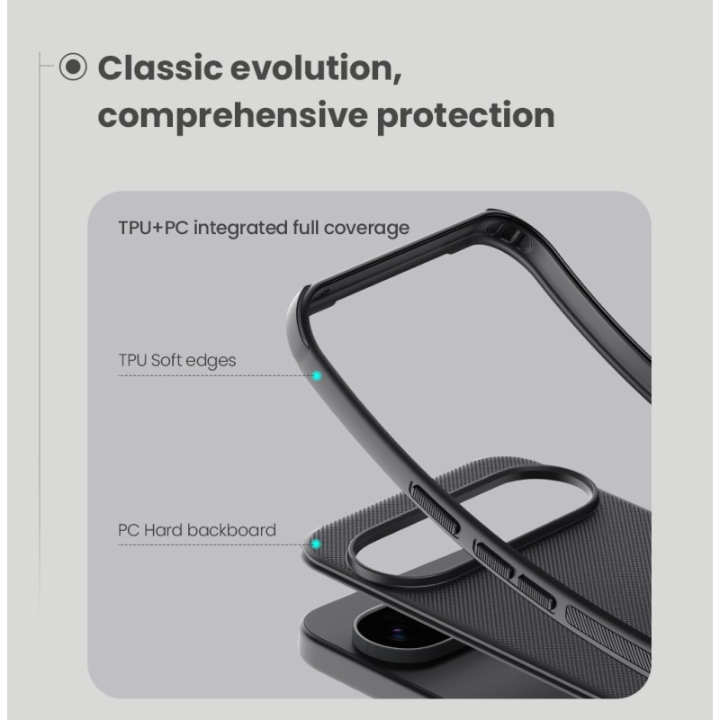 Nillkin Super Frosted PRO mágneses hátlap a Google Pixel 10 Pro XL számára Fekete