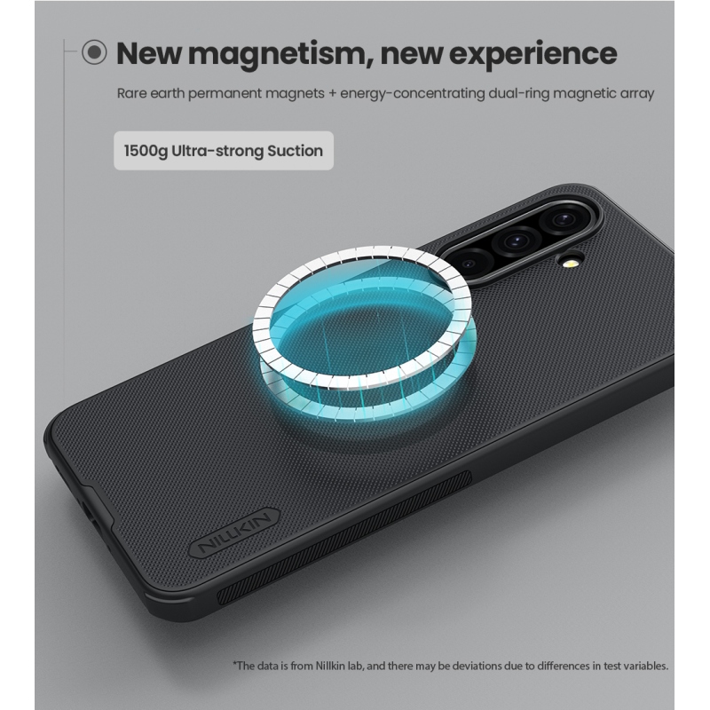 Nillkin Super Frosted PRO mágneses hátlap a Samsung Galaxy A36 5G fekete színű készülékhez